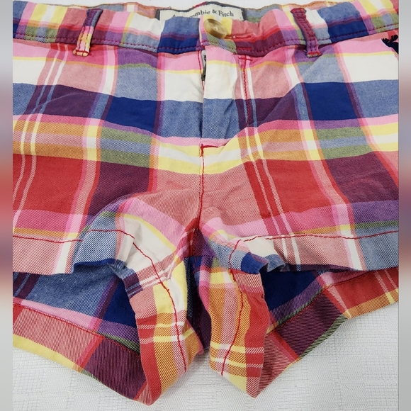 ❤️ ABERCROMBIE & FITCH PERFECT STRETCH SHORTY SHORTS SIZE 0 LOW RISE ❤️ - Picture 2 of 13